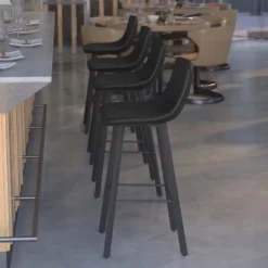 Flash Furniture Caleb Modern Armless 30 Inch Bar Height Commercial Grade Barstools With Footrests And Matte Iron Frames, Set Of 2 16 Flash Furniture Caleb Modern Armless 30 Inch Bar Height Commercial Grade Barstools With Footrests And Matte Iron Frames, Set Of 2 -Furniture GUEST 1e33fc2f 708b 4d7e 8966 c0ea0e5e9a7b