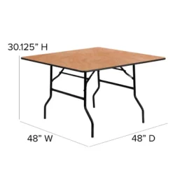 Flash Furniture 4-Foot Square Wood Folding Banquet Table 10 Flash Furniture 4-Foot Square Wood Folding Banquet Table -Furniture GUEST 204f1f10 0551 4fe1 b0ad 1cb0c1863e8a
