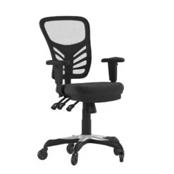 Flash Furniture Nicholas Mid-Back Multifunction Executive Swivel Ergonomic Office Chair With Adjustable Arms And Transparent Roller Wheels 27 Flash Furniture Nicholas Mid-Back Multifunction Executive Swivel Ergonomic Office Chair With Adjustable Arms And Transparent Roller Wheels -Furniture GUEST 21b969d3 7d24 41a5 acca 27a8488ea637