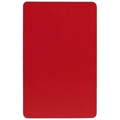 Flash Furniture 30''W X 72''L Rectangular HP Laminate Activity Table - Height Adjustable Short Legs