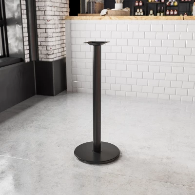 Flash Furniture 18'' Round Restaurant Table Base With 3'' Dia. Bar Height Column 1 Flash Furniture 18'' Round Restaurant Table Base With 3'' Dia. Bar Height Column