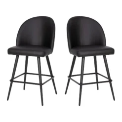 Flash Furniture Lyla Set Of 2 Commercial Modern Armless Counter Stools With Contoured Backrests, Steel Frames And Footrests-Set Of 2 25 Flash Furniture Lyla Set Of 2 Commercial Modern Armless Counter Stools With Contoured Backrests, Steel Frames And Footrests-Set Of 2 -Furniture GUEST 2243eea2 165e 4580 b167 6819d5d49668