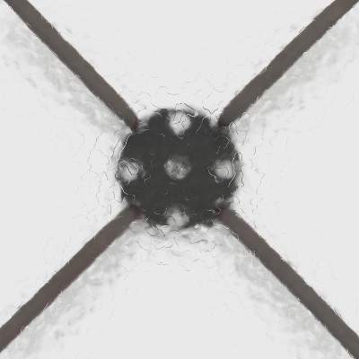 Flash Furniture Barker 31.5'' Square Tempered Glass Metal Table 2 Flash Furniture Barker 31.5'' Square Tempered Glass Metal Table - Image 2