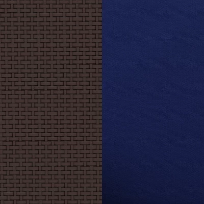 Flash Furniture Seneca Faux Rattan Loveseat With All-Weather Cushions 9 Flash Furniture Seneca Faux Rattan Loveseat With All-Weather Cushions - Image 9