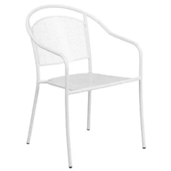 Flash Furniture Commercial Grade Indoor-Outdoor Steel Patio Arm Chair With Round Back -Furniture GUEST 2330d12f 4c08 4297 88d8 122d97b688e3