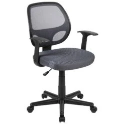 Flash Furniture Flash Fundamentals Mid-Back Mesh Swivel Ergonomic Task Office Chair With Arms 25 Flash Furniture Flash Fundamentals Mid-Back Mesh Swivel Ergonomic Task Office Chair With Arms -Furniture GUEST 237830a0 c31a 481e b778 376f3127a107