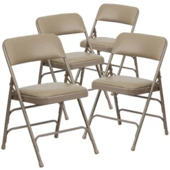 Flash Furniture 4 Pack HERCULES Series Curved Triple Braced & Double Hinged Upholstered Metal Folding Chair 29 Flash Furniture 4 Pack HERCULES Series Curved Triple Braced & Double Hinged Upholstered Metal Folding Chair -Furniture GUEST 23bacc68 896b 471b a75c fc0a16b1e9b0