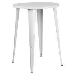 Flash Furniture Commercial Grade 30" Round Metal Indoor-Outdoor Bar Height Table -Furniture GUEST 23f0fb9f 9a46 4165 89df fb6dd877b920