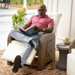 Flash Furniture Nemo Indoor/Outdoor Patio Wicker Rattan Recliner Lounge Chair With Flip Up Side Table 20 Flash Furniture Nemo Indoor/Outdoor Patio Wicker Rattan Recliner Lounge Chair With Flip Up Side Table -Furniture GUEST 25871a8b 6e0a 49f5 9d77 323df4e511f1