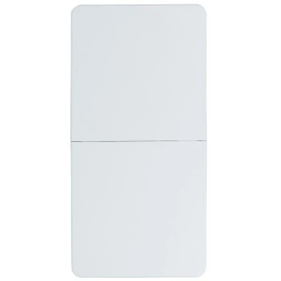 Flash Furniture 4-Foot Height Adjustable Bi-Fold Granite White Plastic Folding Table 5 Flash Furniture 4-Foot Height Adjustable Bi-Fold Granite White Plastic Folding Table - Image 5