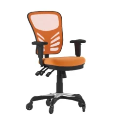 Flash Furniture Nicholas Mid-Back Multifunction Executive Swivel Ergonomic Office Chair With Adjustable Arms And Transparent Roller Wheels 32 Flash Furniture Nicholas Mid-Back Multifunction Executive Swivel Ergonomic Office Chair With Adjustable Arms And Transparent Roller Wheels -Furniture GUEST 26e0ebcf 93de 4745 a62f 51a6568ecbe1