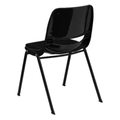 Flash Furniture HERCULES Series 880 Lb. Capacity Black Padded Ergonomic Shell Stack Chair With Black Frame 14 Flash Furniture HERCULES Series 880 Lb. Capacity Black Padded Ergonomic Shell Stack Chair With Black Frame -Furniture GUEST 26e30225 c64b 4384 841e 4d772633cd4e