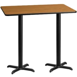 Flash Furniture 30'' X 60'' Rectangular Laminate Table Top With 22'' X 22'' Bar Height Table Bases -Furniture GUEST 27515913 7218 4779 be75 e899749a7207