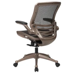 Flash Furniture Mid-Back Transparent Mesh Executive Swivel Office Chair With Flip-Up Arms 17 Flash Furniture Mid-Back Transparent Mesh Executive Swivel Office Chair With Flip-Up Arms -Furniture GUEST 27740699 6fbe 41a4 99f7 efff21751f17