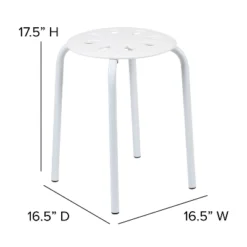 Flash Furniture Plastic Nesting Stack Stools, 17.5"Height (5 Pack) 13 Flash Furniture Plastic Nesting Stack Stools, 17.5"Height (5 Pack) -Furniture GUEST 27b6e64e 1db9 48bd a785 7d348df0f63b
