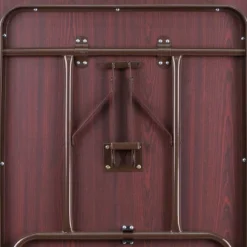 Flash Furniture 6-Foot Mahogany Melamine Laminate Folding Banquet Table 11 Flash Furniture 6-Foot Mahogany Melamine Laminate Folding Banquet Table -Furniture GUEST 27f84cc6 bba3 4580 ae83 9eb755cd089a