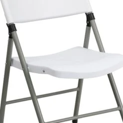 Flash Furniture HERCULES Series White Plastic Folding Chairs | Set Of 2 Lightweight Folding Chairs With Gray Frame 15 Flash Furniture HERCULES Series White Plastic Folding Chairs | Set Of 2 Lightweight Folding Chairs With Gray Frame -Furniture GUEST 2833c8c0 4231 4362 8e46 785d5bf5acd0