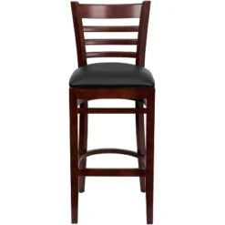 Flash Furniture Ladder Back Wooden Restaurant Barstool -Furniture GUEST 286c1ec0 7215 409a 8b0f b5770fca93dc
