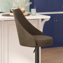 Flash Furniture Chrishelle Set Of 2 Commercial Adjustable Height Barstools With Upholstered Tufted Seats And Pedestal Base With Footring, Black 15 Flash Furniture Chrishelle Set Of 2 Commercial Adjustable Height Barstools With Upholstered Tufted Seats And Pedestal Base With Footring, Black -Furniture GUEST 29bd156c fed7 43ba 8a03 66a221e4508c