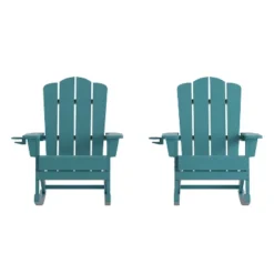 Flash Furniture Newport HDPE Adirondack Chair With Cup Holder And Pull Out Ottoman, All-Weather HDPE Indoor/Outdoor Chair 24 Flash Furniture Newport HDPE Adirondack Chair With Cup Holder And Pull Out Ottoman, All-Weather HDPE Indoor/Outdoor Chair -Furniture GUEST 29e8fc11 dbae 4585 a0b0 7d2bbdd4ebda
