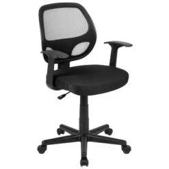 Flash Furniture Flash Fundamentals Mid-Back Mesh Swivel Ergonomic Task Office Chair With Arms 24 Flash Furniture Flash Fundamentals Mid-Back Mesh Swivel Ergonomic Task Office Chair With Arms -Furniture GUEST 2a081003 041e 4070 8a3e 1b109b75a754