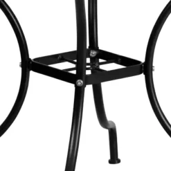 Flash Furniture Oia Commercial Grade 35.5" Square Indoor-Outdoor Steel Patio Table Set With 4 Round Back Chairs -Furniture GUEST 2a872603 1b3f 4fb0 b9d7 27352a4dbe62