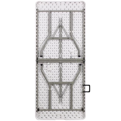 Flash Furniture 6-Foot Bi-Fold Plastic Banquet And Event Folding Table With Carrying Handle 6 Flash Furniture 6-Foot Bi-Fold Plastic Banquet And Event Folding Table With Carrying Handle - Image 6