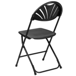 Flash Furniture 8 Pack HERCULES Series 650 Lb. Capacity Plastic Fan Back Folding Chair -Furniture GUEST 2b52c6d5 002f 4b42 96cf c62fff7c3e47