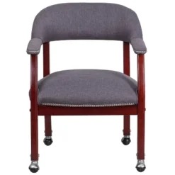 Flash Furniture Conference Chair With Accent Nail Trim And Casters -Furniture GUEST 2b603313 c7a0 4411 8148 4ac9a13d8e9e