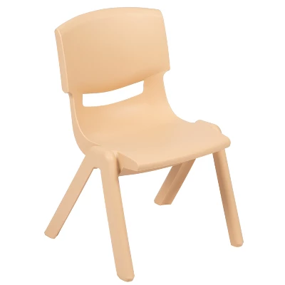 Flash Furniture 2 Pack Plastic Stackable School Chair With 10.5" Seat Height 3 Flash Furniture 2 Pack Plastic Stackable School Chair With 10.5" Seat Height - Image 3