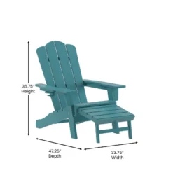 Flash Furniture Newport HDPE Adirondack Chair With Cup Holder And Pull Out Ottoman, All-Weather HDPE Indoor/Outdoor Lounge Chair 18 Flash Furniture Newport HDPE Adirondack Chair With Cup Holder And Pull Out Ottoman, All-Weather HDPE Indoor/Outdoor Lounge Chair -Furniture GUEST 2cb48d5d b116 4063 bc58 ef1effa6dfec