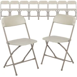 Flash Furniture Hercules™ Series Plastic Folding Chair - 10 Pack 650LB Weight Capacity -Furniture GUEST 2cf162e8 d5fe 4b09 8f71 70b1ff710f33