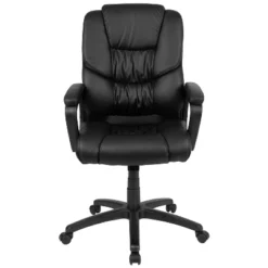 Flash Furniture Flash Fundamentals Big & Tall 400 Lb. Rated LeatherSoft Swivel Office Chair With Padded Arms 18 Flash Furniture Flash Fundamentals Big & Tall 400 Lb. Rated LeatherSoft Swivel Office Chair With Padded Arms -Furniture GUEST 2d06a2b6 27fd 46b7 b861 cafad6b493af