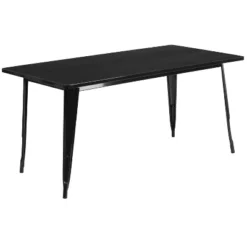 Flash Furniture Commercial Grade 31.5" X 63" Rectangular Metal Indoor-Outdoor Table -Furniture GUEST 2dc34808 0395 4785 a0e3 8d25e7337623