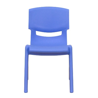 Flash Furniture 4 Pack Plastic Stackable School Chair With 12'' Seat Height 8 Flash Furniture 4 Pack Plastic Stackable School Chair With 12'' Seat Height - Image 8