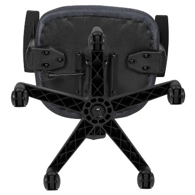 Flash Furniture Flash Fundamentals Mid-Back Mesh Swivel Task Office Chair With Pivot Back And Arms 9 Flash Furniture Flash Fundamentals Mid-Back Mesh Swivel Task Office Chair With Pivot Back And Arms - Image 9