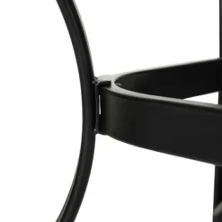 Flash Furniture Tory Commercial Grade Patio Table With Tempered Glass Top With Umbrella Hole And Steel Tube Frame -Furniture GUEST 312449e0 6906 42f2 b7a0 542082ac4527