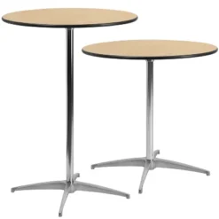 Flash Furniture 30'' Round Wood Cocktail Table With 30'' And 42'' Columns -Furniture GUEST 347596af b62b 46d6 848e bff035563e0a 1