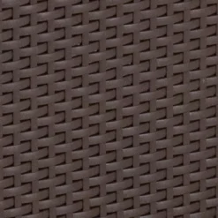 Flash Furniture 4 Piece Outdoor Faux Rattan Chair, Sofa And Table Set In Chocolate Brown -Furniture GUEST 35b81751 2b66 4f2c bdf4 a8bc49758127