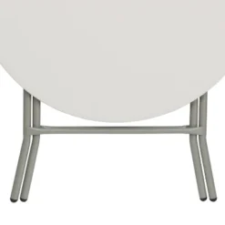 Flash Furniture 2.63-Foot Round Granite White Plastic Folding Table -Furniture GUEST 36af2d2d b9a3 485a a672 ac23f5194231