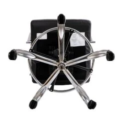 Flash Furniture Mid-Back LeatherSoft Drafting Chair With Adjustable Foot Ring And Chrome Base -Furniture GUEST 3741c576 115d 4661 b6bb 300fe63099b5