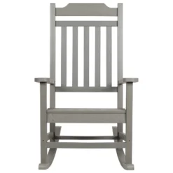 Flash Furniture Set Of 2 Winston All-Weather Faux Wood Rocking Chair -Furniture GUEST 37f3e708 d2d5 4f15 a270 e7bc3911660a