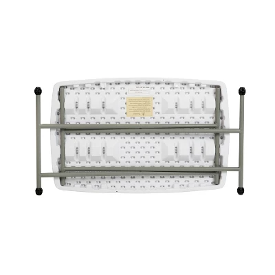 Flash Furniture Indoor/Outdoor Plastic Folding Table, Adjustable Height Commercial Grade Side Table, Laptop Table, TV Tray 10 Flash Furniture Indoor/Outdoor Plastic Folding Table, Adjustable Height Commercial Grade Side Table, Laptop Table, TV Tray - Image 10