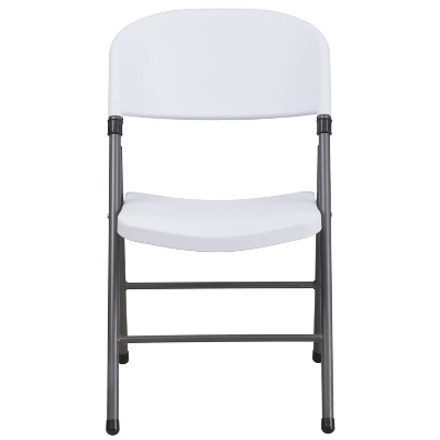 Flash Furniture 2 Pack HERCULES Series 330 Lb. Capacity Plastic Folding Chair With Charcoal Frame 9 Flash Furniture 2 Pack HERCULES Series 330 Lb. Capacity Plastic Folding Chair With Charcoal Frame - Image 9