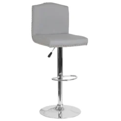 Flash Furniture Bellagio Contemporary Adjustable Height Crown Back Barstool With Accent Nail Trim 27 Flash Furniture Bellagio Contemporary Adjustable Height Crown Back Barstool With Accent Nail Trim -Furniture GUEST 38c52d4f 6843 4c77 83ee 67cad3a99ff2