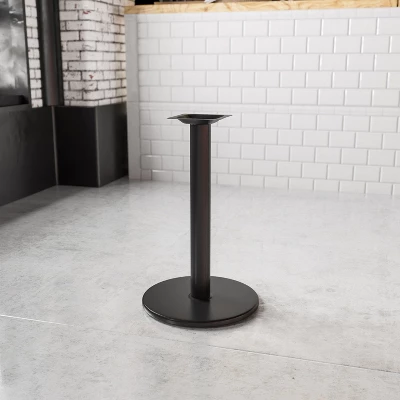 Flash Furniture 18'' Round Restaurant Table Base With 3'' Dia. Table Height Column 1 Flash Furniture 18'' Round Restaurant Table Base With 3'' Dia. Table Height Column