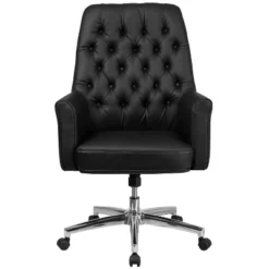 Flash Furniture Mid-Back Traditional Tufted LeatherSoft Executive Swivel Office Chair With Arms 20 Flash Furniture Mid-Back Traditional Tufted LeatherSoft Executive Swivel Office Chair With Arms -Furniture GUEST 392303f0 552f 490e b3ec 59ab95909aff