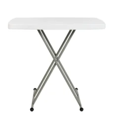Flash Furniture Indoor/Outdoor Plastic Folding Table, Adjustable Height Commercial Grade Side Table, Laptop Table, TV Tray 23 Flash Furniture Indoor/Outdoor Plastic Folding Table, Adjustable Height Commercial Grade Side Table, Laptop Table, TV Tray -Furniture GUEST 39a672ae 2bcc 4fbc 8128 83d1e3c3bfb9