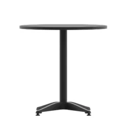 Flash Furniture Mellie 27.5'' Round Aluminum Indoor-Outdoor Table With Base -Furniture GUEST 39c0bf88 1aca 4da5 9bd1 1814e894ba61