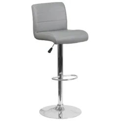 Flash Furniture Contemporary Vinyl Adjustable Height Barstool With Rolled Seat And Chrome Base 30 Flash Furniture Contemporary Vinyl Adjustable Height Barstool With Rolled Seat And Chrome Base -Furniture GUEST 3aa378a6 03b1 4dfd a5ff aa2b725edca3